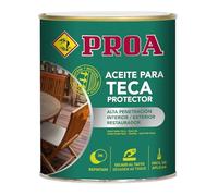 Huile pour teck PROA - Protection et nutrition pour le bois - Rénove vos meubles de jardin - Teck - 750 ml