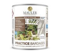 Huile practice bardages sans odeur -rénovation bois vertical extérieur -base incolore 2,325L Mauler