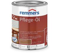Remmers Huile soin Bangkiraï, 0,75 litres, Huile déco pour bois intérieur et extérieur, solvantée, hydrofuge, résistante aux intempéries. Huile adaptée pour les mobiliers de jardin et les terrasses.