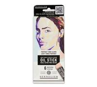 Huile Stick - Extra-Fine - Solide - Sennelier - 6 Couleurs - Portrait Tons Clairs