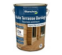 Huile terrasse bardage - tous bois - bois naturel - 5 L BLANCHON