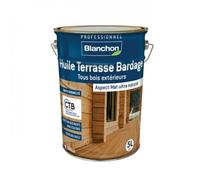 Huile terrasse bardage - tous bois - bois grisé - 5 L BLANCHON