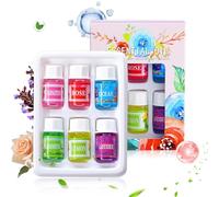 Huiles Pour Diffuseur Hydrosolubles, Multiples Senteurs, Format Compact De | Huile parfumée destinée à humidificateur Collection De Senteurs D'Aromathérapie Pour Diffuseurs Maison Chambre Salle De