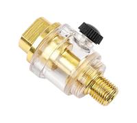 Huileur de compresseur d'air - Mini lubrificateur automatique à filetage 1/4", huileur pneumatique en ligne, dispositif de lubrification portable léger | Accessoire pneumatique pour les pist