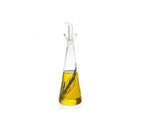 Huilier ou Vinaigrier Conique en Verre Transparent avec Bec Verseur 500ml