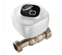 HUIOP Vanne à Boisseau sphérique Intelligente WiFi, Prise en de la vanne d'arrêt Automatique de l'eau, contrôle par Application, 3 Modes de synchronisation, Alarme de Fuite d'eau et de gaz,