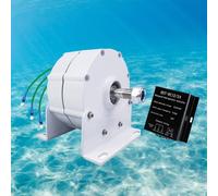 HUIZHITENGDA 220V,Turbine de générateur à Aimant Permanent sans engrenage 14000W, Basse Vitesse 12V- 220V pour la Conservation de l'eau et l'énergie éolienne Domestique pour la Maison