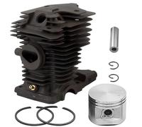 Hujago 1133 020 1203 46 mm NiKasil Kit cylindre piston pour Stihl MS270 MS270CMS280 MS280C MS280C-B MS280C-B I MS280C-BQ MS280C-BQ I MS280C-BQ Z MS280CQS MS2800CQS MS28000C Z 1133. -020-1203