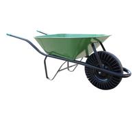 HUKA H98574 Brouette de chantier 60 l bantam, vert
