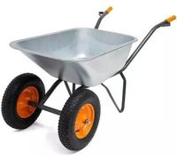HUKA HK-0019 Brouette de chantier 90 l brouette double