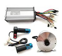 HuKaiL BLDC Moteur électrique 60 V 2000 W - Moteur à courant continu sans balais - Avec moteur à trois vitesses - Kit de moteur sans balais pour scooters électriques, vélos électriques, karts