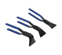 HuKaiL Lot de 3 pinces pliantes en acier au carbone 45°, 95°, 180°, 60 mm | Pince métallique : lot de 3 pièces, poignée en PVC, largeur de bouche 2,36", 2,07 kg, légère, compacte - Pour la maison