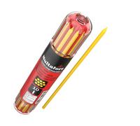 Hultafors Kit de recharges jaunes pour marqueur de trous profonds 10 pcs I I Distributeur pratique à clip I Recharge universelle 2,8mm pour crayon de charpentier I Adapté à pls surfaces I 650160