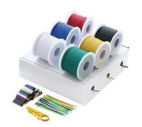 HuLuWa 18AWG 0,75mm² Kit Fils Électriques Silicone, 6 Coloris, 15m | Fils silicone souples multibrins en cuivre étamé, 6 coloris, pour RC, LED, électronique et modélisme