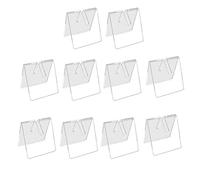 Humanitypd 10 PièCes SéRies Clair Acrylique Couteau Lame PréSentoir Supports Couteau Pliant PréSentoir Titulaire Couteaux de Poche Vitrine Rack