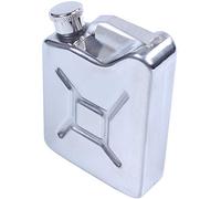 Humanitypd Mini flasque en acier inoxydable de 150 ml pour liqueur, whisky, alcool, carburant, essence