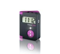 Humantechnik Travel Tim Réveil de Voyage Compact Couleur Magenta et Noir