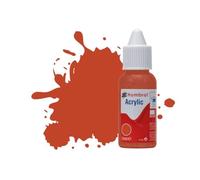 Humbrol Flacon Compte-Gouttes en Acrylique, NO100 Rouge Marron - Mat, 14 ML