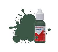 Humbrol Peinture Acrylique No,116 Us Vert Foncé Mat Flacon Compte-Gouttes