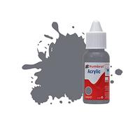 Humbrol Peinture Acrylique NO145 Gris Moyen Mat Flacon Compte-Gouttes, Db0145, 14 ML