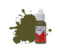 Humbrol Peinture Acrylique NO159 Khaki Drab Matt, Flacon Compte-Gouttes, 14 ML