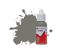 Humbrol Peinture Acrylique NO224 Gris Ardoise Foncé Mat, Flacon Compte-Gouttes, 14 ML