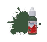 Humbrol Peinture Acrylique NO78 Cockpit Green Matt, Flacon Compte-Gouttes, 14 ML