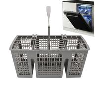 Humdcdy Panier à couverts pour lave-vaisselle, Panier porte-filtre pour lave-vaisselle, Remplacement universel pour la plupart des lave-vaisselle, convient aux couteaux, fourchettes, cuillères, hôtel,