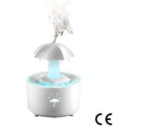 Humidificateur 300 ml pour chambre d'enfant, humidificateur parabolique avec télécommande et arrêt automatique, diffuseur d'aromathérapie à LED 7 couleurs