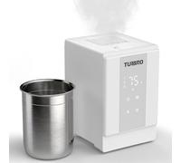 Humidificateur 4 litres, en acier inoxydable, pour chambre à coucher, avec diffusion de vapeur chaude