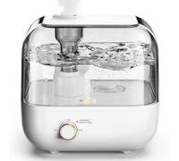 Humidificateur 5 L blanc, ultra-silencieux, autonomie de 35 heures, aromathérapie