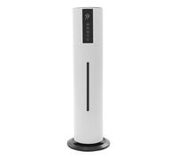 Humidificateur 8 l avec télécommande, humidificateur pour chambre à coucher, 300 ml/h, humidificateur d'air avec stérilisation, 3 niveaux de brume, écran LED, buse à 360°, humidificateur pour chambre