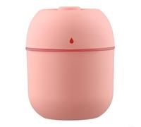 Humidificateur à brume froide de 220 ml prenant en charge la fonctionnalité du diffuseur d'arômes grâce à une libération constante de la brume et un design compact peu encombrant (rose)