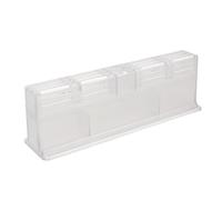 Humidificateur à Cigares Réutilisable Blanc en ABS et Céramique | Module Céramique Microporeux, Réservoir Rechargeable, Fenêtre de Contrôle, Évaporation Passive pour Armoire à Cigares