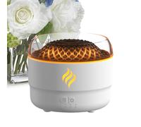 Humidificateur à froid - Humidificateur A avec flamme, purificateur d'aromathérapie d'intérieur - Pour chambre d'enfant, salle de bain, sous-sol, salon, voiture, yoga, spa, hôtel
