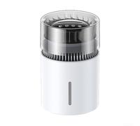 Humidificateur à ions négatifs - Capacité de 5 L - Alimenté par USB - Brume réglable - Silencieux - 19 dB - Écran tactile LED - Purificateur pour chambre à coucher, bureau, blanc et noir - 19,2 x 19,2
