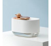 Humidificateur à pulv é risation rotatif plan è te Mini bureau USB charge v (Blanche)