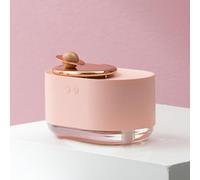 Humidificateur à pulv é risation rotatif plan è te Mini bureau USB charge v (Rose Rose)