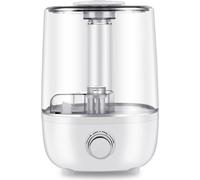 Humidificateur à ultrasons 4 L – Diffuseur d'arômes avec rotation à 360°, embout de tuyau supplémentaire, silencieux, arrêt automatique pour la chambre à coucher et le bureau