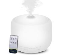 Humidificateur à ultrasons pour grandes pièces, avec télécommande et 8 couleurs LED
