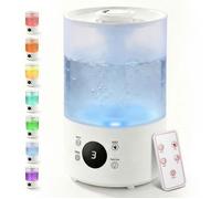 Humidificateur - AIMIUVEI - 4L - Buse 360°- Arrêt Automatique -300ml/h - Écran LED - Veilleuse Silencieux pour Bureau Bébé Plantes