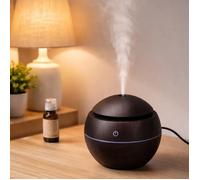 Humidificateur avec câble USB + 6 flacons 10ml huiles parfumées