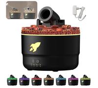Humidificateur chambre à coucher 2 en 1, diffuseur d’arômes LED 180 ml | 7 couleurs LED et minuterie, brume fine pour chambre à coucher, bureau et espace détente avec ambiance agréable
