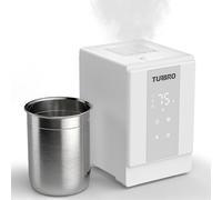 Humidificateur chambre humidificateur salon - 4 litres - Inox - Vapeur chaude - Pour pièces jusqu'à 50 m²