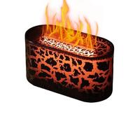 Humidificateur Crack Fire - Purificateur d'air avec diffuseur pour aromathérapie, appareil pour arômes, salle de bain, spa, sous-sol, crèche, hôtel, voiture, yoga, décoration d'espace, LED Eff