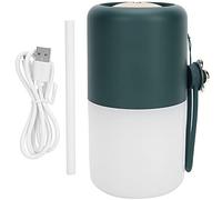 Humidificateur d’air de 300 ml, diffuseur de brume avec veilleuse, humidificateur de bureau à brancher sur USB, humidificateur portable pour la maison, le bureau et la chambre, (Vert noirâtre)