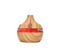 Humidificateur d’air 300ml LED Mini Diffuseurs d'arômes d'huiles essentielles (Grain en bois) G
