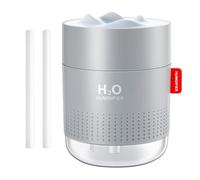 Humidificateur d'Air, 500ml Silencieux Humidificateurs Ultrasonique à Brume 2 Modes de Brume avec LED Arrêt Automatique sans Eau pour Le Maison Bureau Salon Chambre de Bébé Enfants