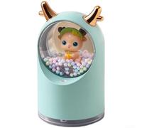 Humidificateur d'air 500ML USB avec Veilleuse LED - pour brume Réglable Silencieux pour Chambre Bébé et Bureau(1)