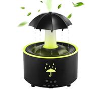 Humidificateur d'air - 7 couleurs - Aide au sommeil - Humidificateur de pluie - Pour chambre, bureau, chambre à coucher, table de chevet intérieure, appartement, hôtel